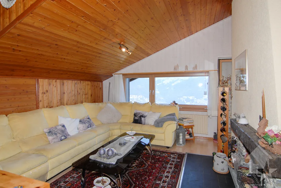 Wohnung am Fuße der 4 Vallées Pisten mit Panoramablick