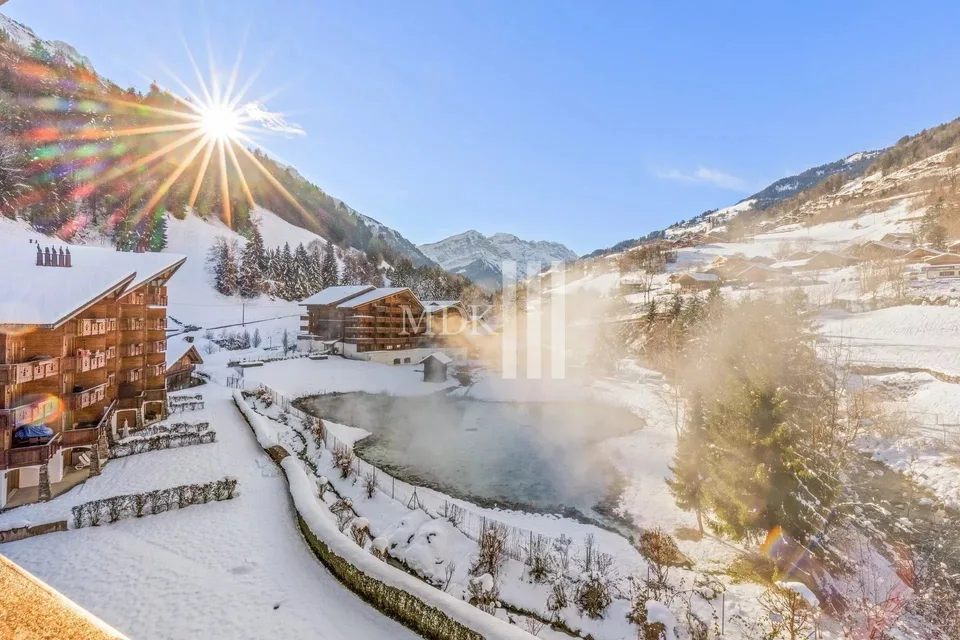 Incantevole appartamento di 3,5 locali con giardino in vendita a Val-d'Illiez!