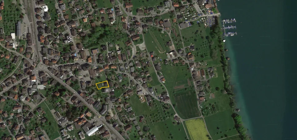 Bauland AZ 0.6 / MFH Neubau Konzept-Studie vorhanden