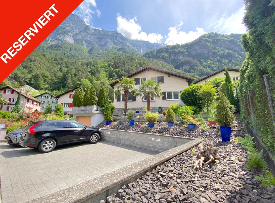 Familienfreundliches Einfamilienhaus mit Bergblick in Erstfeld