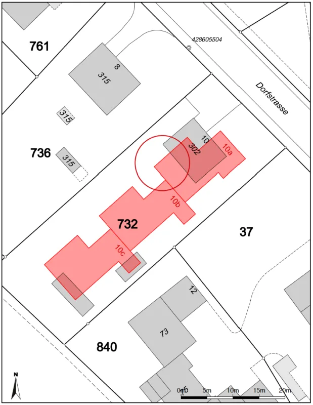 Terreno con progetto di costruzione approvato per 3 case unifamiliari