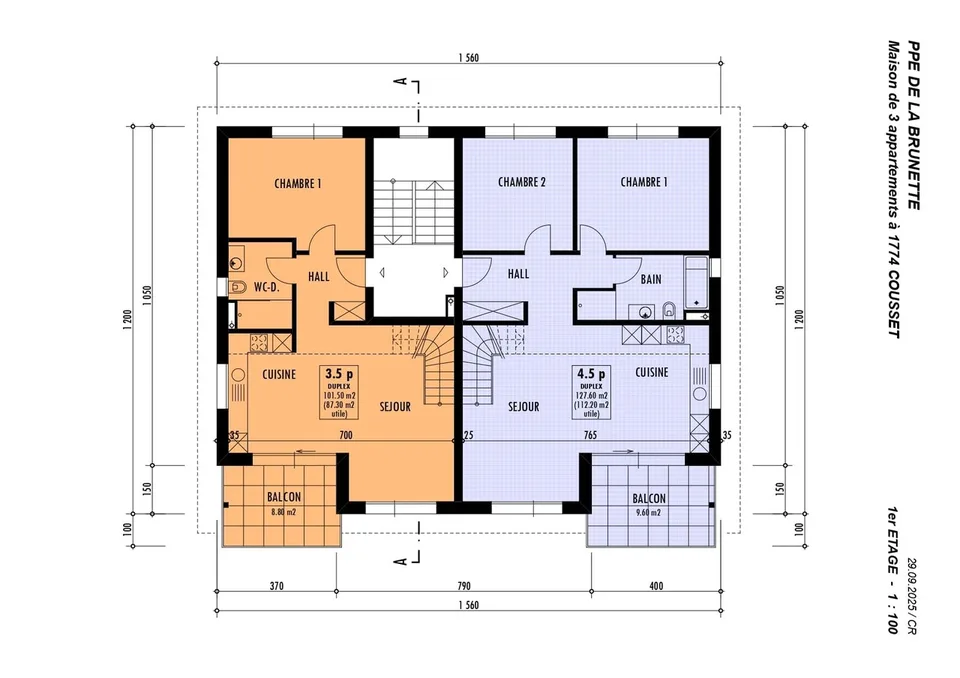 Schöne 4,5-Zimmer-Wohnung (Projekt)