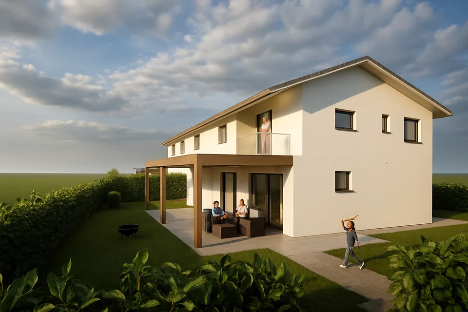 Beau 3.5 pièces avec grand jardin - B4