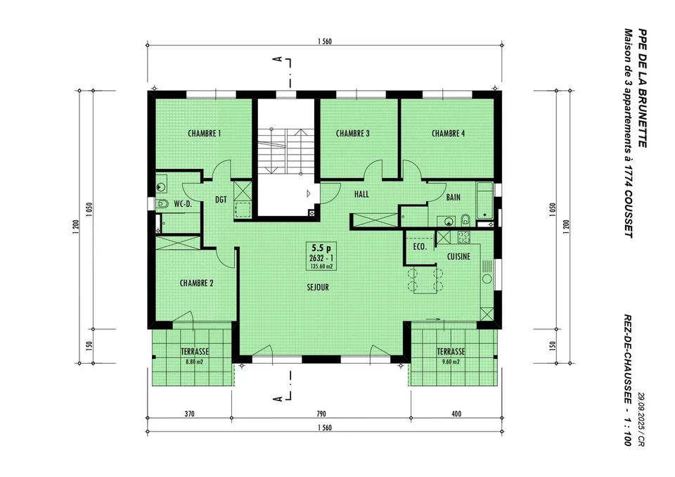 Beautiful 5.5-room apartment (Project)