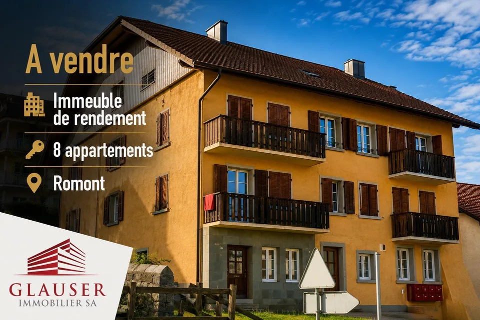 Immeuble de rendement | 8 appartements | Romont