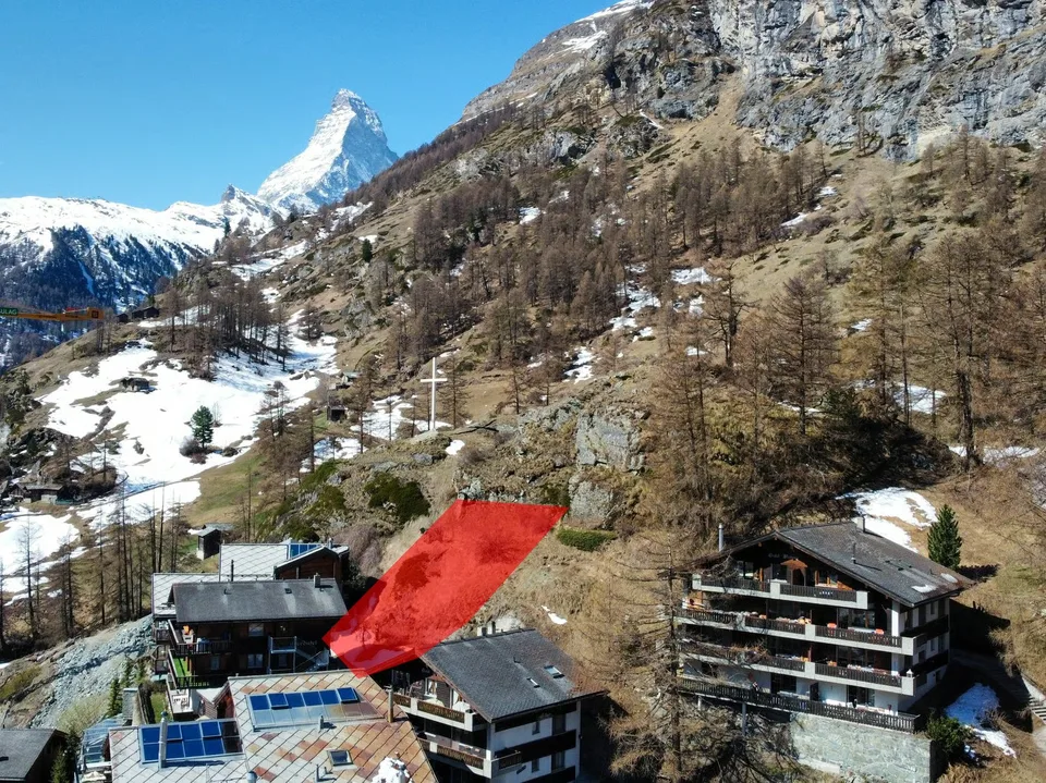 Sonnige Bauparzelle mit Bergsicht in Zermatt – Foto 7 von 11
