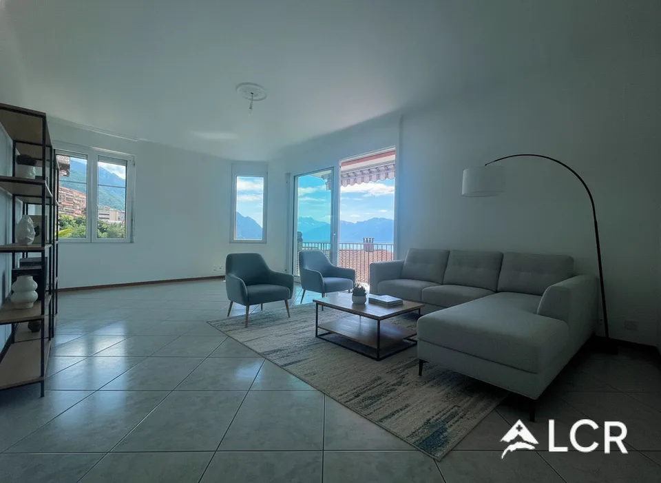 Beau bâtiment de retraite à Montreux / 4 appartements / 8 places de parking / vue sur le lac