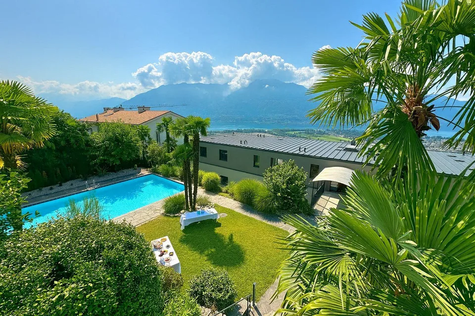 3.5 Appartamento vista lago con terrazza e giardino - Residenza Lum...