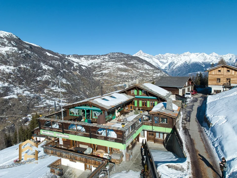 Einzigartiges Bergrestaurant mit atemberaubender Aussicht in Grächen
