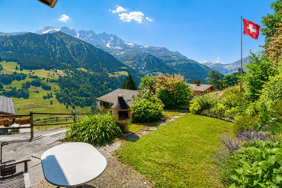 Charmant chalet avec magnifique vue sur les Dents du Midi