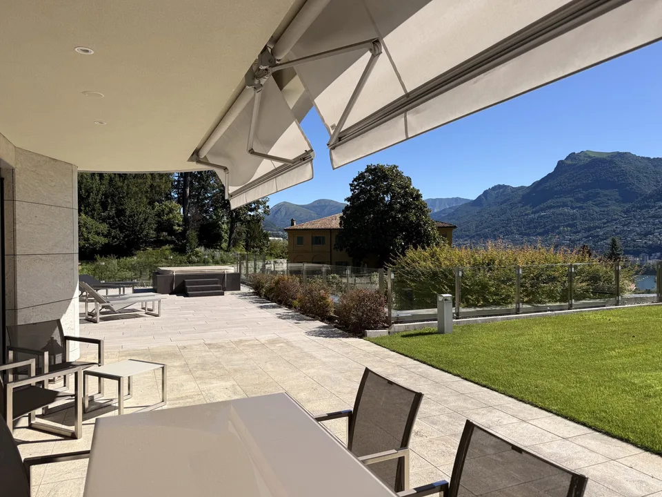 DUPLEX 4.5 VISTA LAGO A COLLINA D'ORO A DUE PASSI DA TASIS – foto 6 di 9