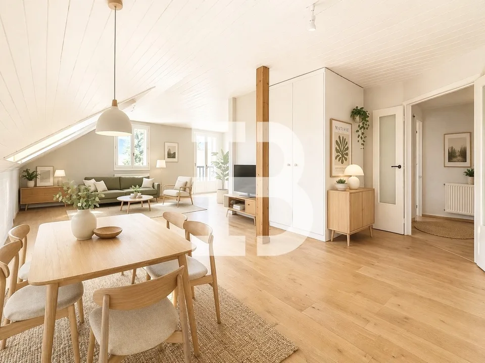 Beautiful family penthouse with high potential and eligible for Casatax