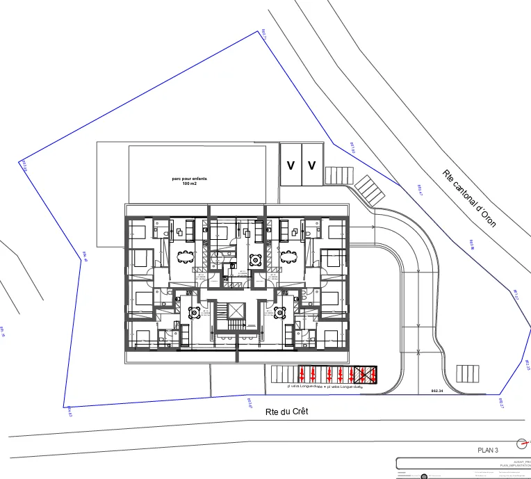Projet de promotion immobilière  Vuisternens La Joux, à 10 minutes de Bulle
