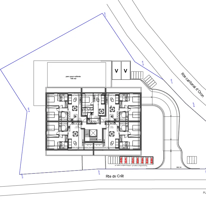 Projet de promotion immobilière  Vuisternens La Joux, à 10 minutes de Bulle