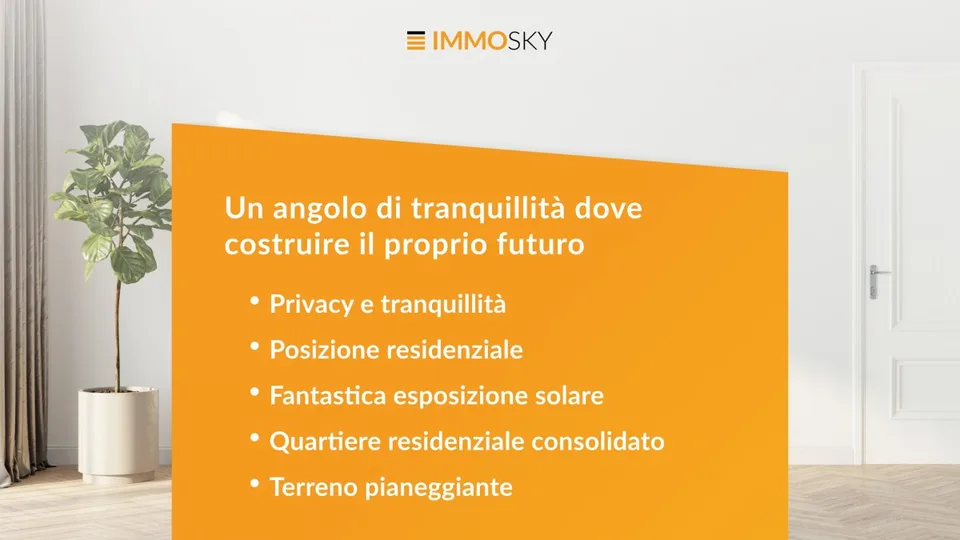 Un angolo di tranquillità dove costruire il proprio futuro