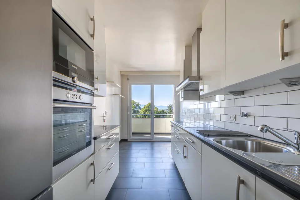 Appartement familial avec vue lac