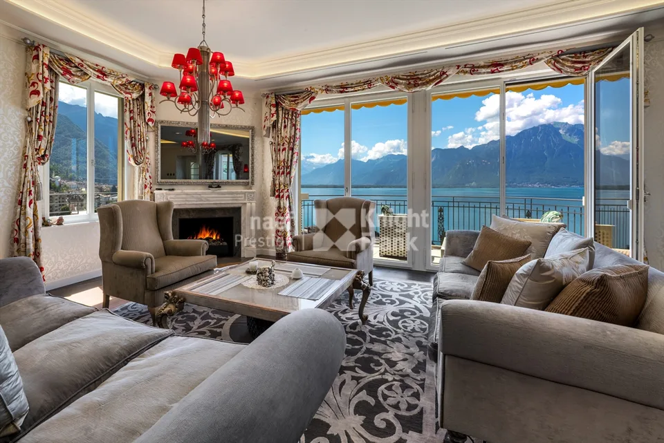 Einzigartig! Penthouse-Wohnung mit 8,5 Zimmern und außergewöhnlichem Blick im Herzen von Montreux zu verkaufen