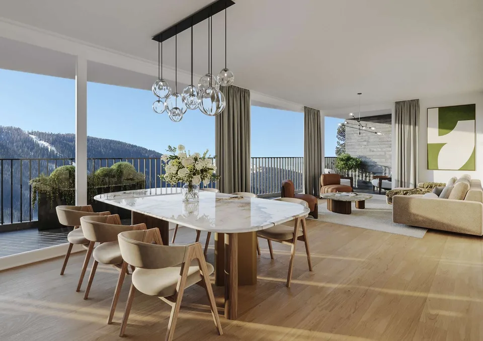 Appartement neuf de 4 1/2 pièces au 1er étage au centre de Davos