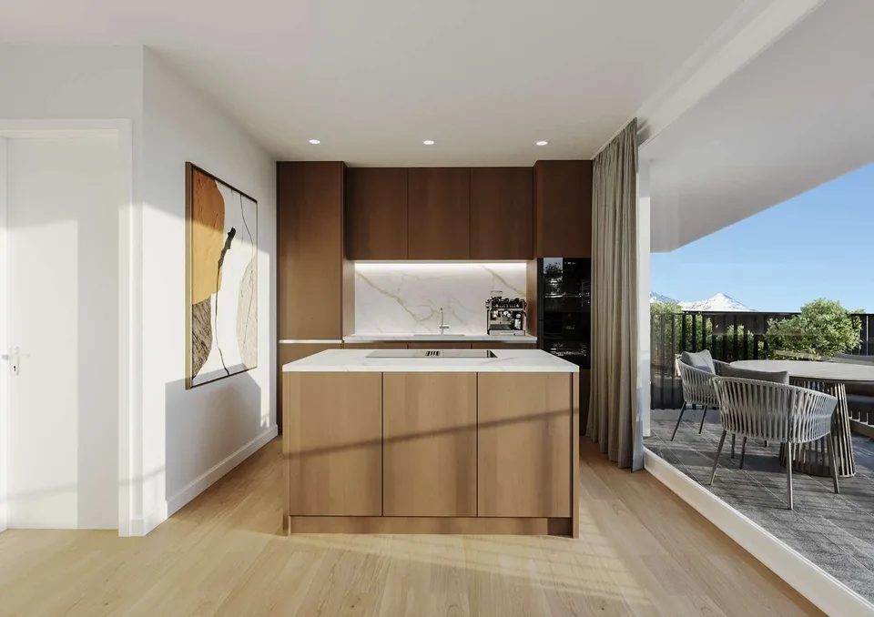 Appartement neuf de 4 1/2 pièces au 1er étage au centre de Davos