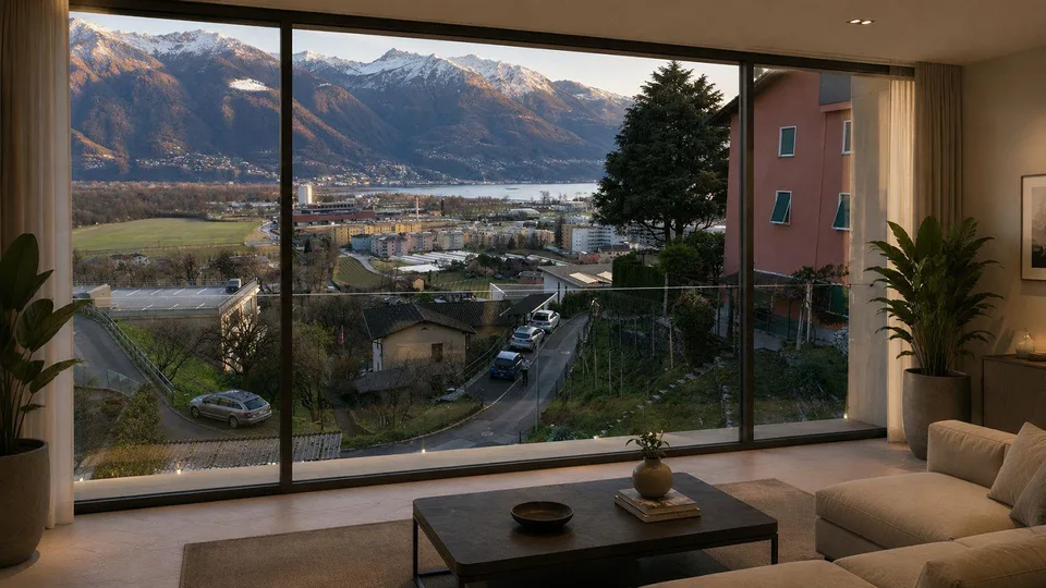 Réalisez votre villa panoramique avec vue sur le lac au cœur du Locarnese