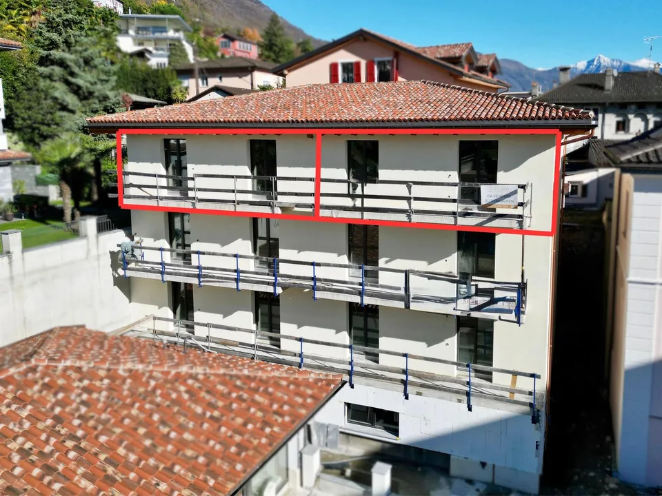 Residenza Sorriso: 2,5-Zimmer-Attika-Wohnung