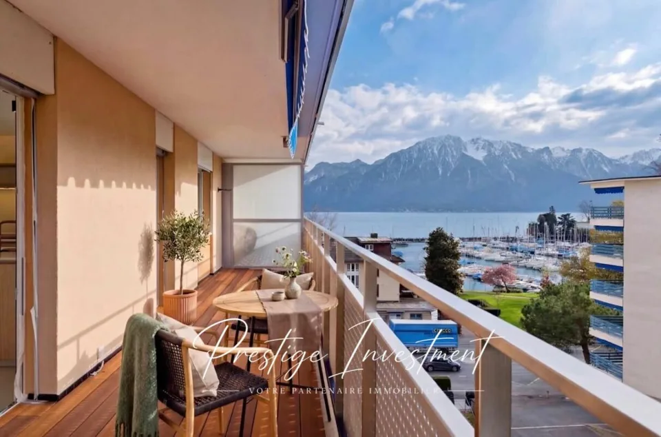 APPARTEMENT DE 3.5 PCS AU PIED DU LAC LÉMAN - MONTREUX