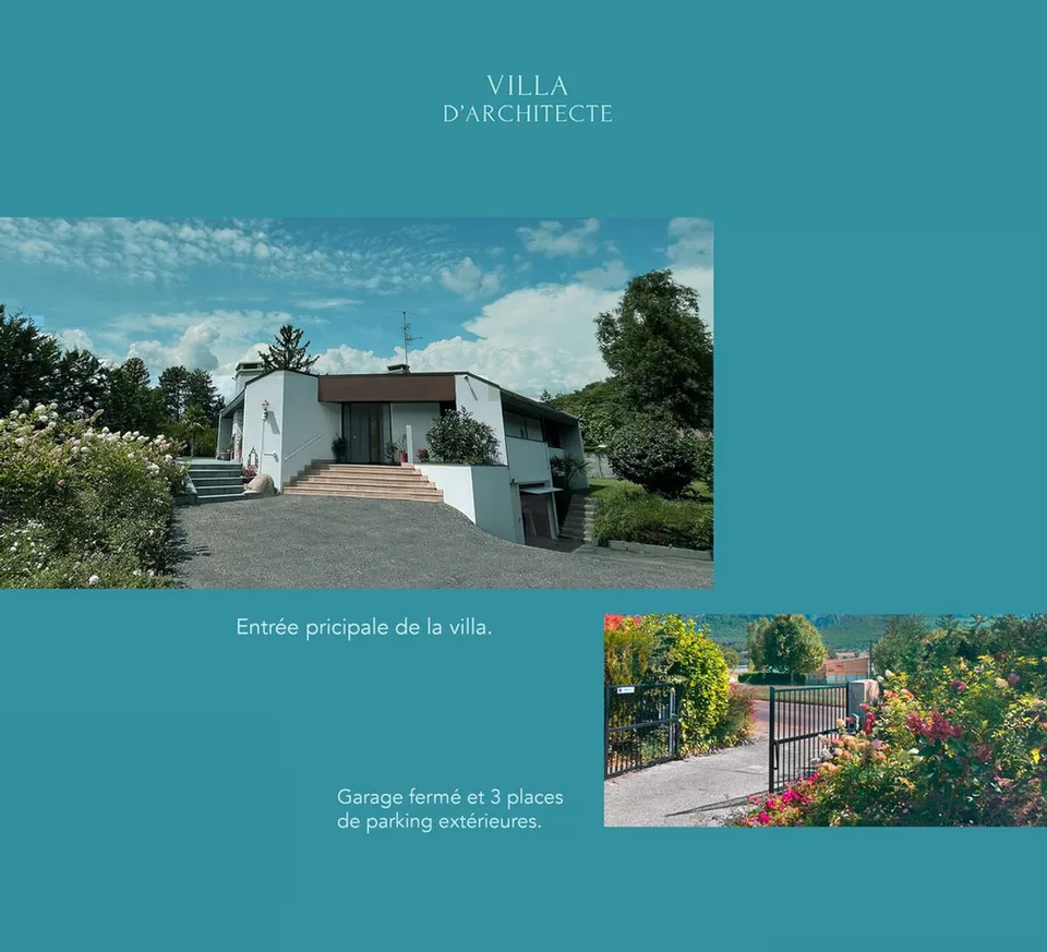Lussuosa villa con 5 camere da letto, piscina e vista a Vessy