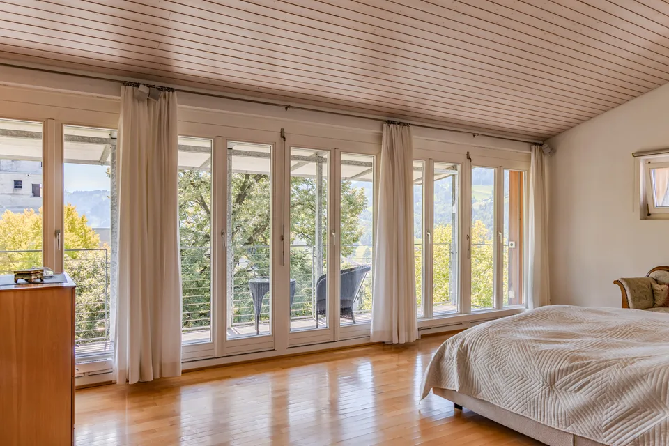Maison d'architecte avec appartement : vivre, travailler et générations