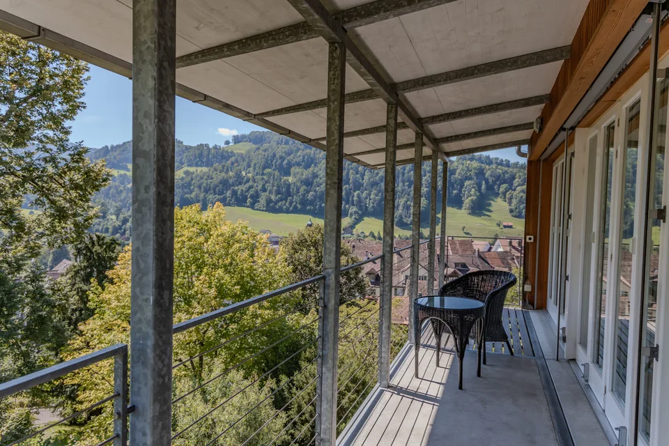 Maison d'architecte avec appartement : vivre, travailler et générations