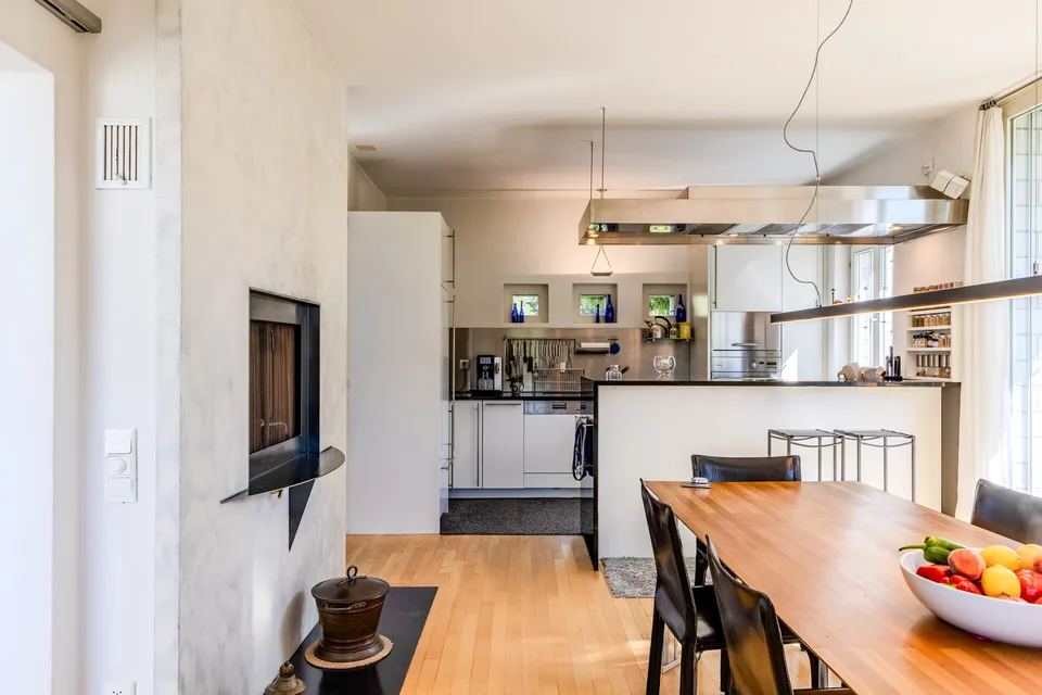 Maison d'architecte avec appartement : vivre, travailler et générations