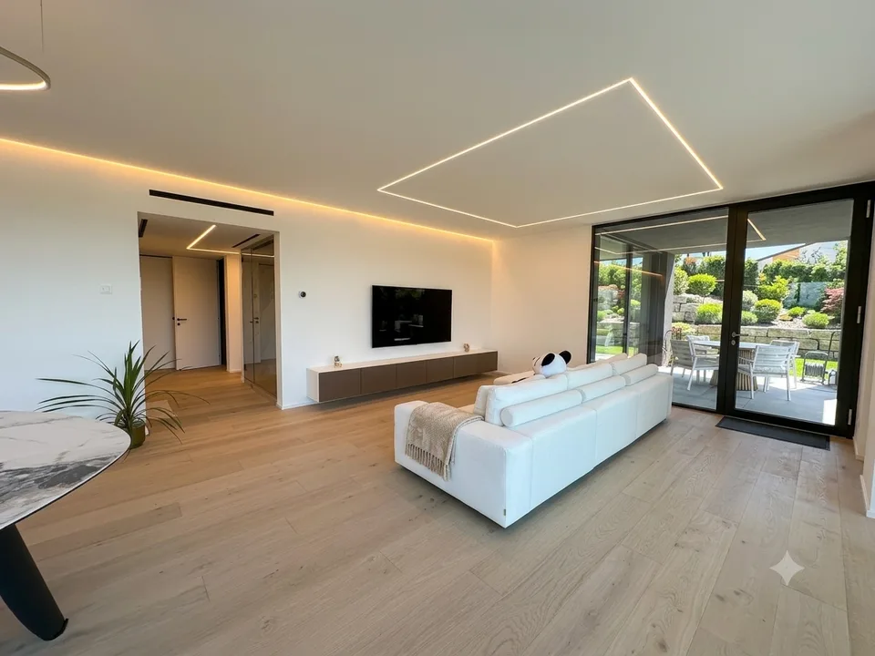 Wohnung mit 4,5 Zimmern im Neubau mit privater Wellnesszone und Seeblick