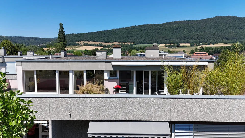 À vendre à Courroux attique de 6.5 pièces avec terrasse panoramique