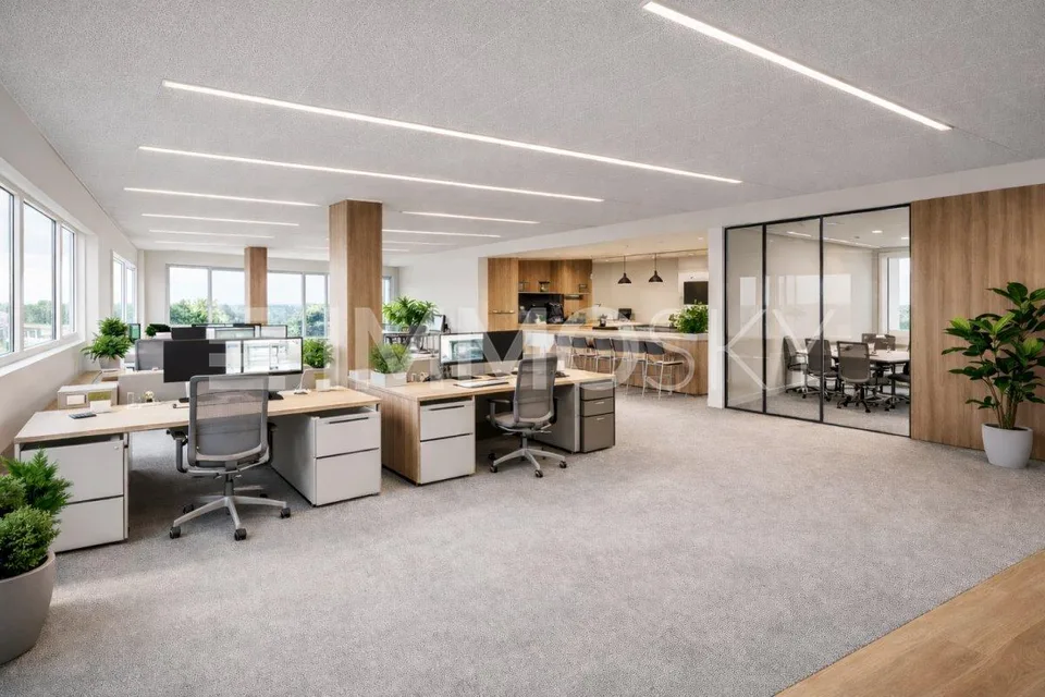 Rohbau-Bürofläche im Neubau