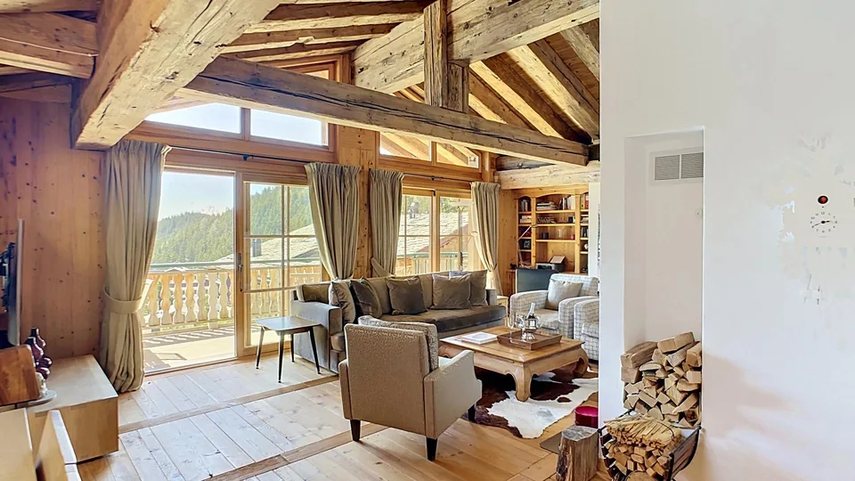 Crans-Montana. Penthouse mit 5,5 Zimmern in der Nähe der Skilifte