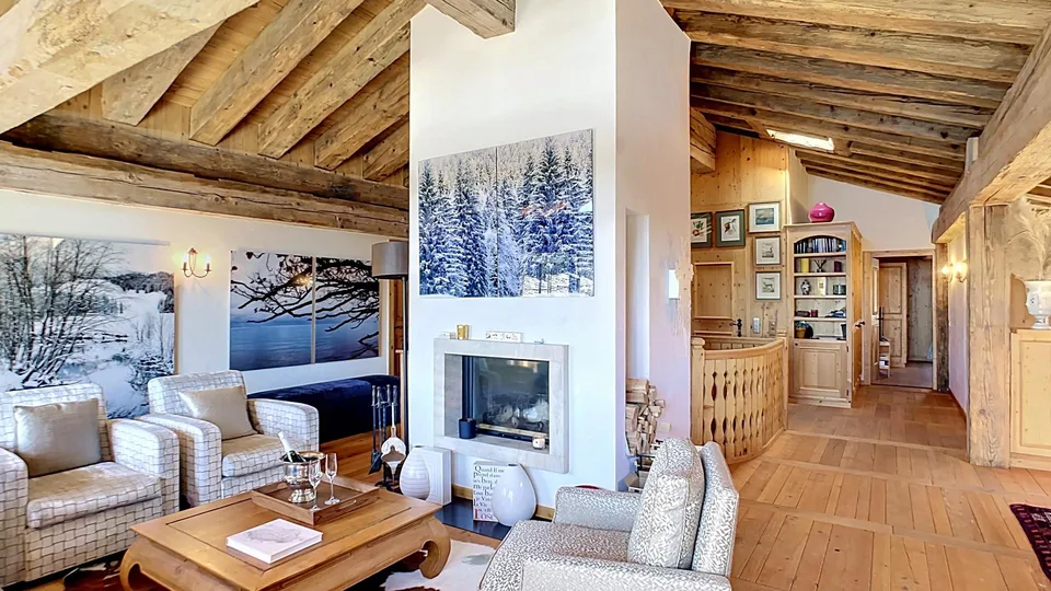 Crans-Montana. Penthouse mit 5,5 Zimmern in der Nähe der Skilifte