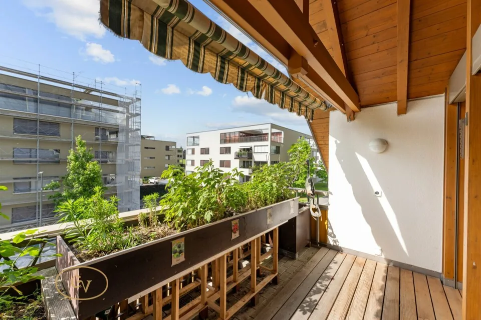 Sonnige Maisonettewohnung mit Charme im Herzen von Sins