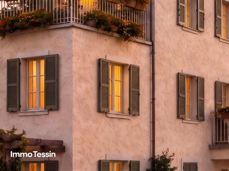 Neue & exklusive 5 Zimmer Wohnung mit wunderschöner Weitsicht in die Tessiner Bergwelt nähe Lugano