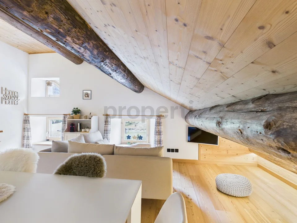 La tradition rencontre le confort : appartement de 2,5 pièces à Nufenen - connecté à la nature et pourtant moderne