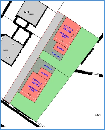 Terrain constructible avec potentiel à Claro