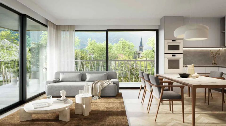 3,5-Zimmer-Wohnung in Leytron - Atemberaubende Aussicht, idyllische Lage im Herzen der Weinberge