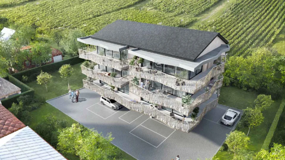 3,5-Zimmer-Wohnung in Leytron - Atemberaubende Aussicht, idyllische Lage im Herzen der Weinberge
