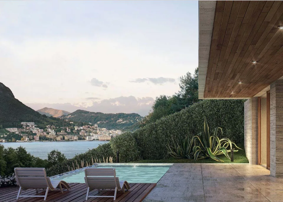 Terreno edificabile con vista mozzafiato sul Lago di Lugano  Montagnola e Progetto Approvato Villa 10 locali