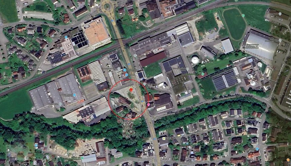 Bauland mit bewilligtem Gewerbeprojekt an gut erschlossener Lage in Ro