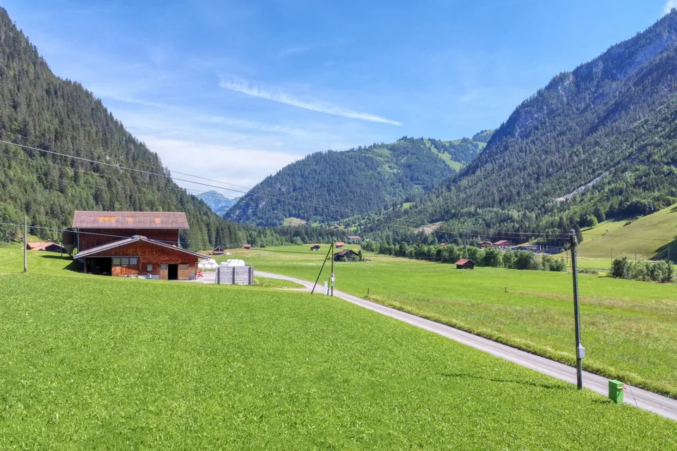 Terreno edificabile con progetto preliminare di casa unifamiliare di 5 stanze nella natura