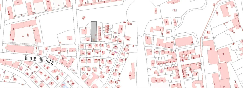 RARE: Baugrundstück mit Einfamilienhaus im Jura-Viertel