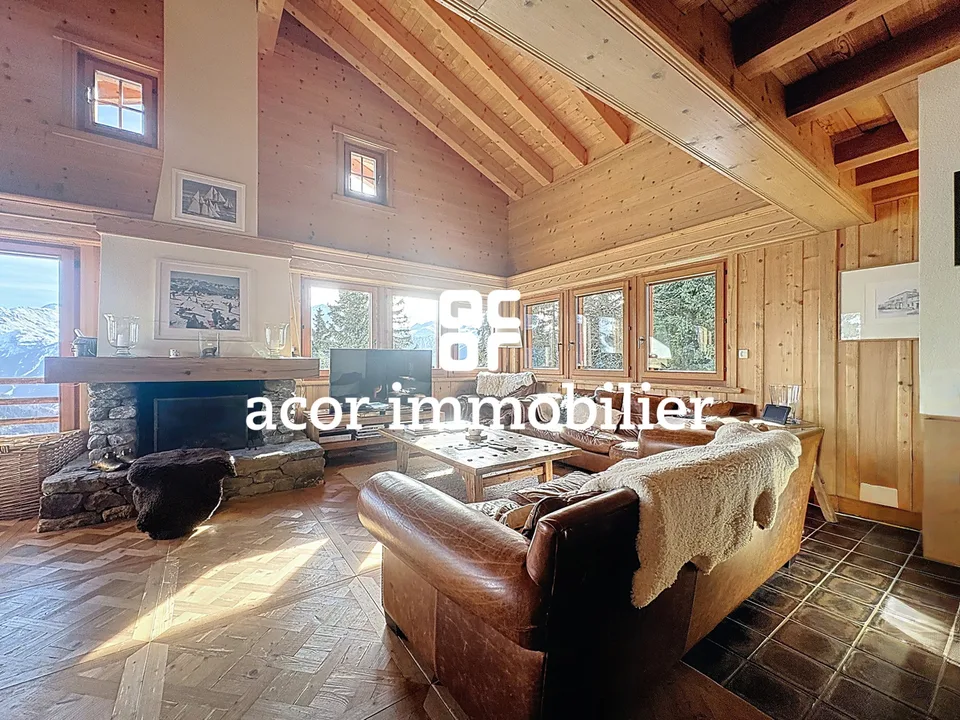 Außergewöhnliches Chalet in den Höhenlagen von Verbier - fantastischer Ausblick