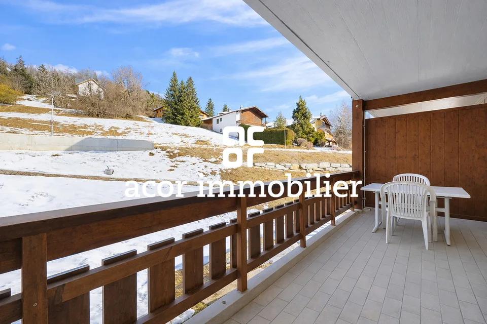Charmantes renoviertes Studio mit direktem Zugang zu den Thermalbädern - Balkon