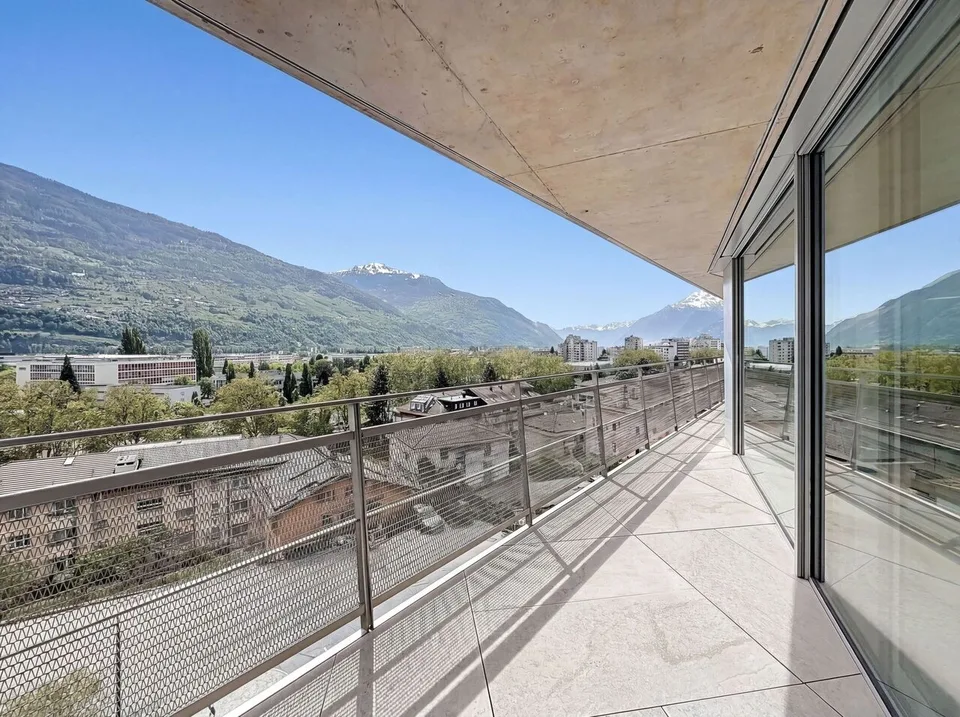 Außergewöhnliches Duplex-Penthouse im Herzen der Innenstadt von Sion