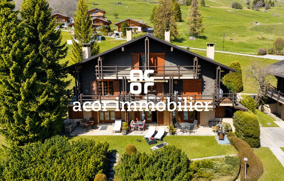 Incantevole duplex 3 locali a Verbier, piano giardino, vista superba