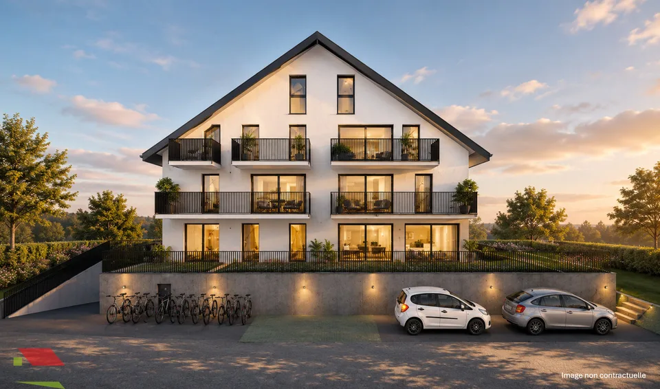 3,5 Zimmer neu in Daillens - Schöner Blick auf den Jura - Balkon